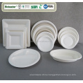 disposable round bagasse  party paper round plates